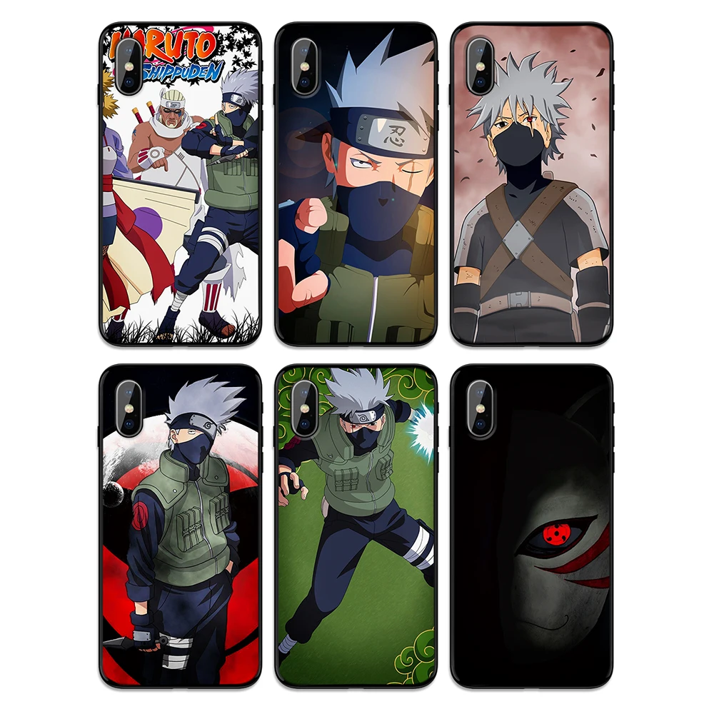 Мягкий ТПУ чехол Kakashi для Apple iPhone 6 6S 7 8 Plus 5 5S SE X XS MAX XR силиконовые