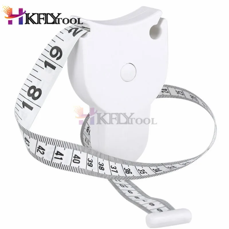 

New Style 1pc 150cm Body Measuring Tape Fitness Accurate Caliper Fat Weight Loss Measure Tool Retractable Ruler Accessories