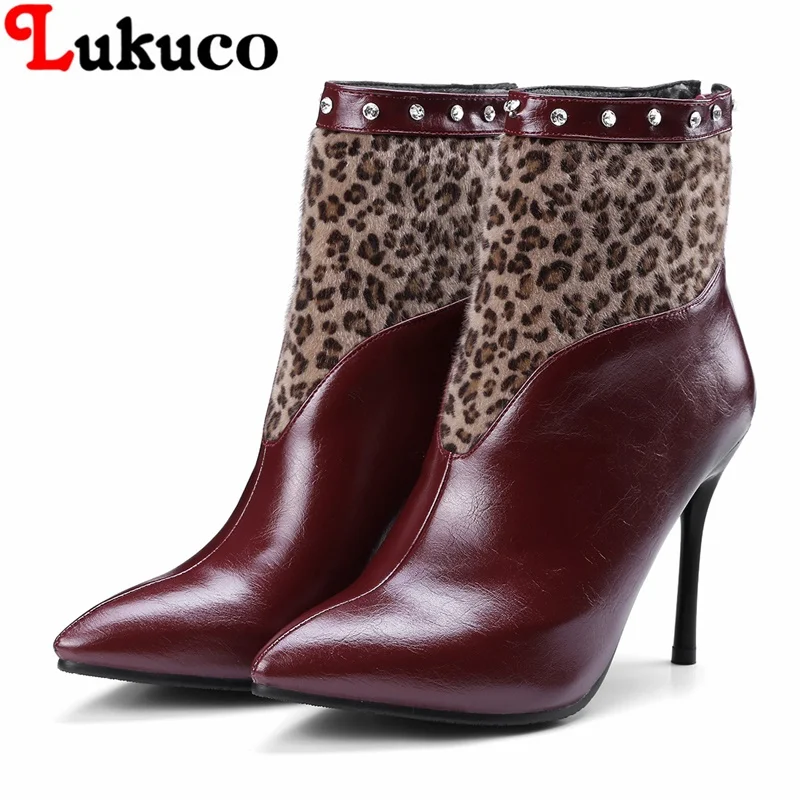 

2018 MATURE style ankle boots large CN size 36 37 38 39 40 41 42 43 crystal design women sexy Boots real pictures free shipping