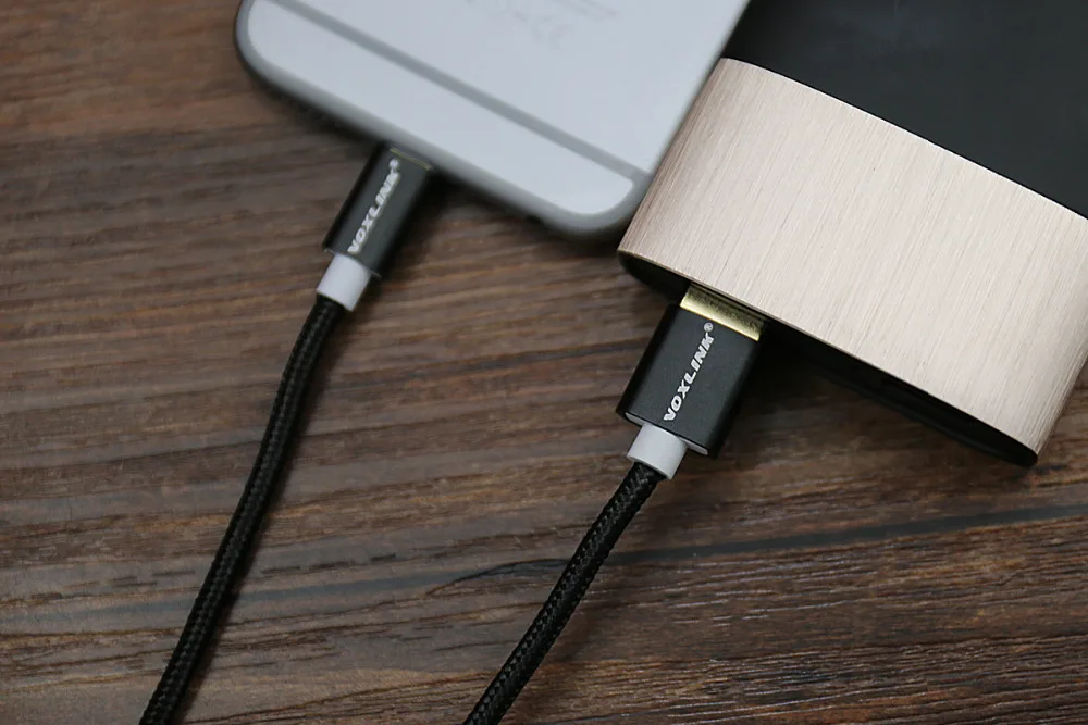 VOXLINK 8 Pin USB кабель упаковка из 10 шт. Алюминий сплава USB кабель с нейлоновой оплеткой провод для зарядки Кабели Зарядное устройство Шнур для iPhone 7,7 Plus, 6S Plus