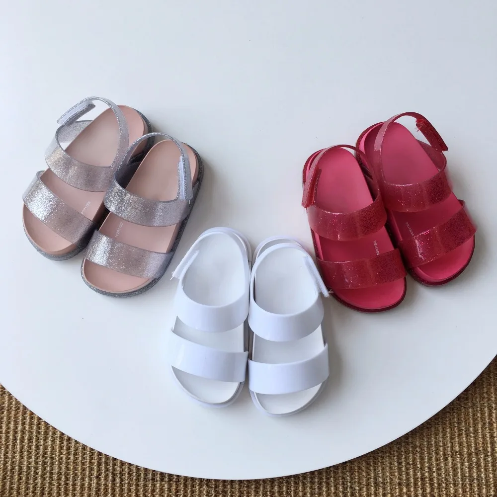 Сандалии для девочек Melissa 4 вида цветов пляжные сандалии из ПВХ лето 2019|Сандалии| |
