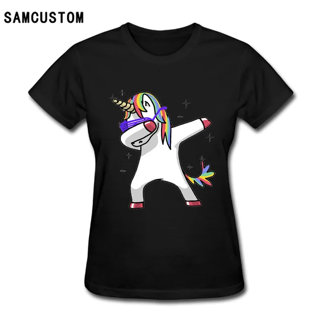 Samcustom dabbing unicornio logo.png Camisetas para