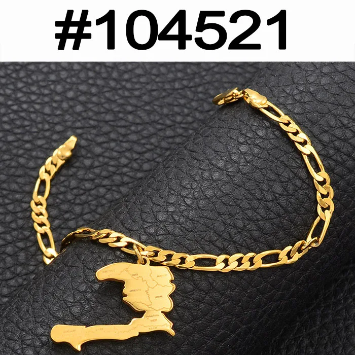 Anniyo, очаровательные браслеты с картой, браслеты для мужчин, женщин, девушек, аяти, карты, ювелирные изделия, аксессуары, браслет на цепочке#104521 - Окраска металла: 104521