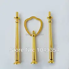 Новинка свадеб и вечеринок с жемчужиной в форме щита 3-ярусный торт пластина стойка ручка штуцер, оптовые продажи домашнего декора