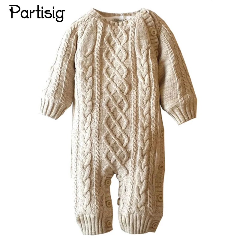 Baby Winter Romper Cotton Thread Crochet Thickened Baby Winter Jumpsuit Baby Winter Clothing For Baby Boy And Girl