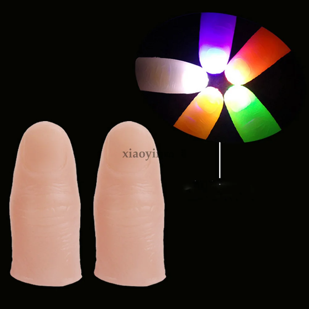 2Pcs D'light Magic Thumb Light Toys Children Luminous