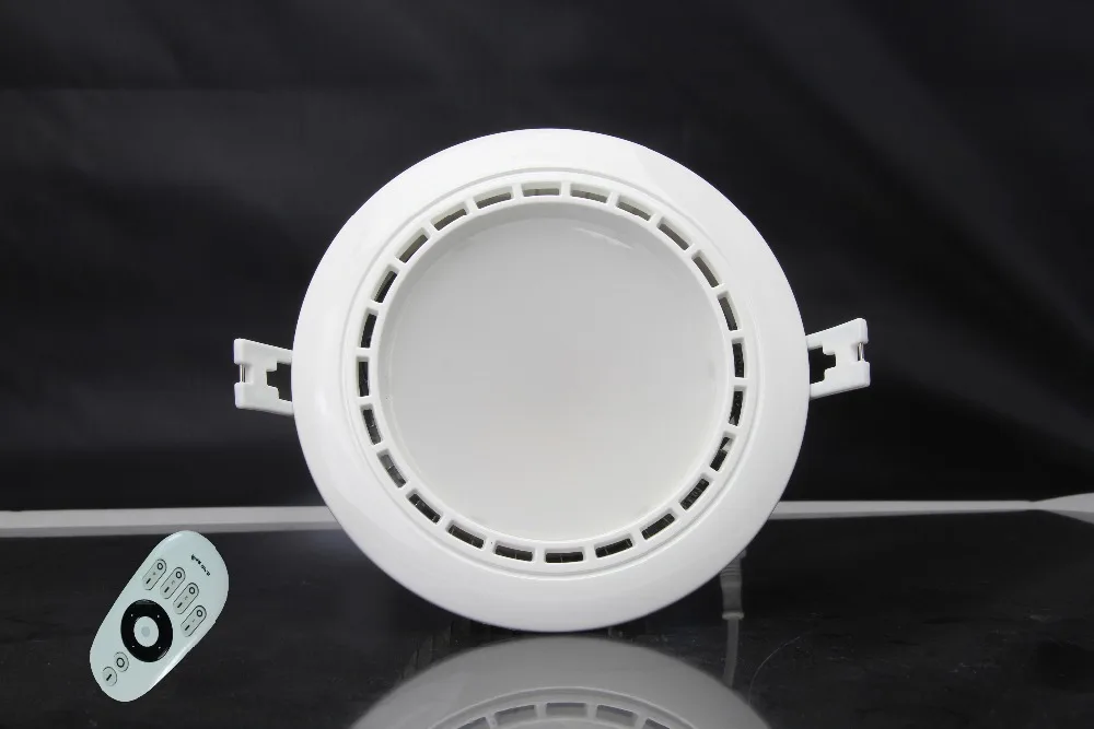 US $367.65 Free Shipping Hot Selling 24G 12W led downlight color adjustable and dimmablesmart home lighting with Remote AC85265V