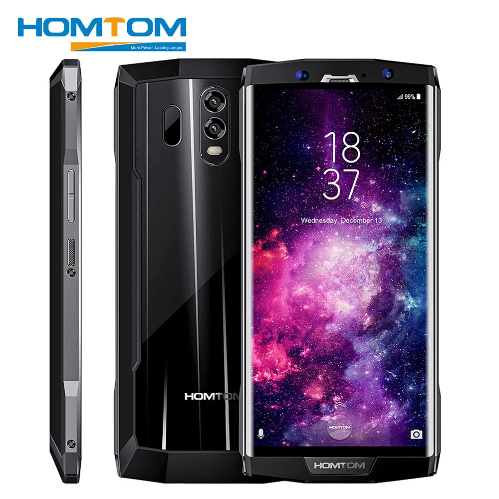 HOMTOM HT70 смартфон 6 0 &quotHD 18:9 полный Экран mtk6750t восемь ядер Android 7 4 ГБ 64 мобильного