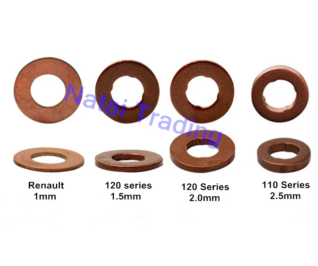 Common rail форсунка медная прокладка для топливной форсунки уплотнительный