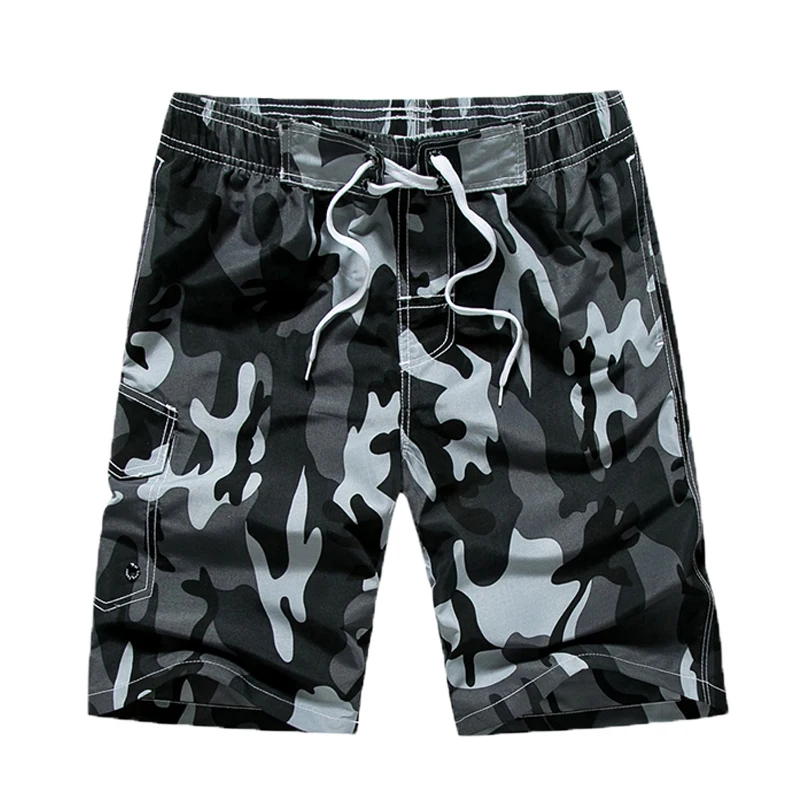 Men Camouflage Shorts Masculino Zipper Design Cargo Military Green
