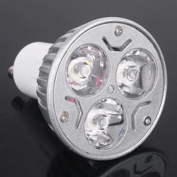 Potência E27 GU10 E14 GU5.3 3X3 W