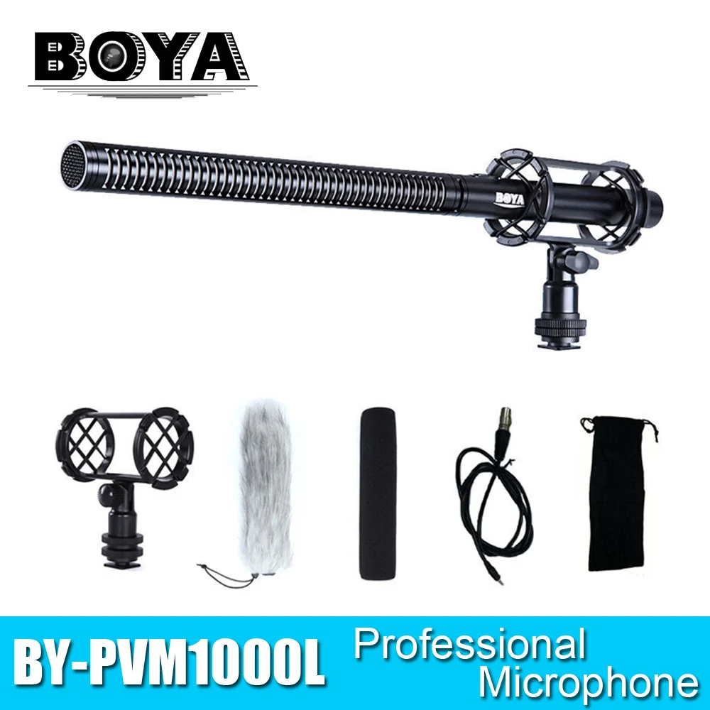 BOYA BY PVM1000L Microphone PVM1000L Professional Condenser Mic Video