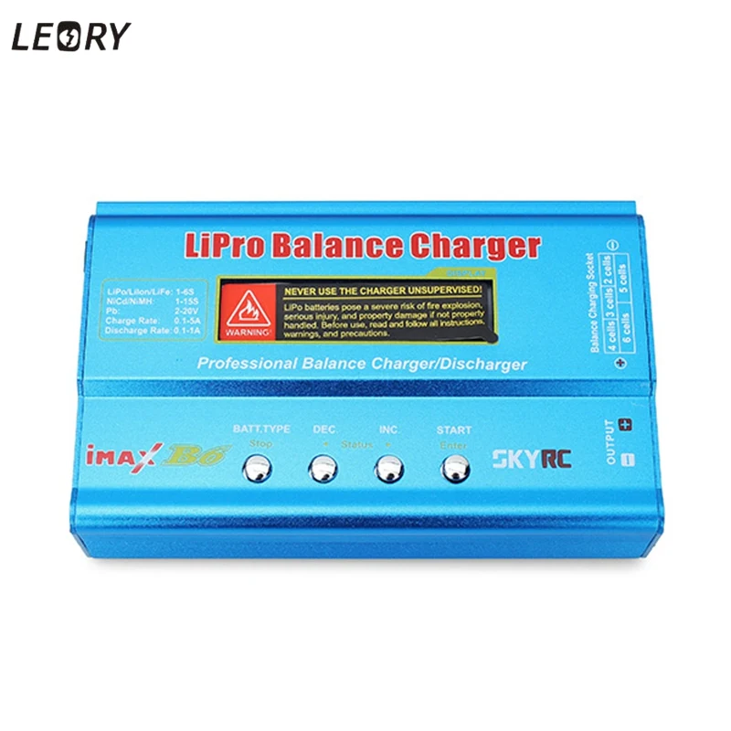 

LEORY Hot Sale Original For SkyRC IMAX B6 Digital RC AC Lipo Li-polymer Battery Balance Charger For Rc Parts Battery Parts