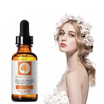 

Face Primer Vitamin C Serum Makeup Base Rose Moisturize Whitening Remove Acne Anti Wrinkle Blemish Face Skin Care