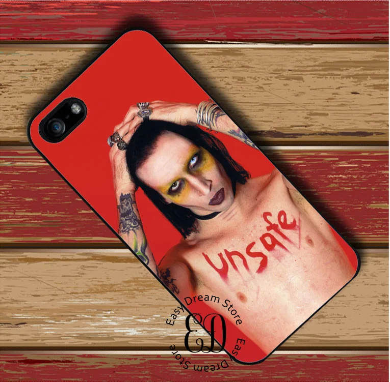 

Marilyn manson case for iphone 11 pro X XR XS Max 6 7 8 11 plus Samsung s10 E s7 s8 s9 plus note 8 9 10