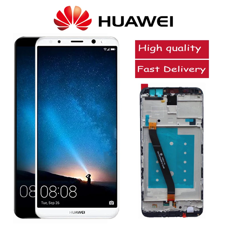 

Original 5.9'' Display For Huawei Mate 10 Lite G10 RNE-AL00 G10 Plus LCD Touch Screen Digitizer Assembly Replacement With Frame