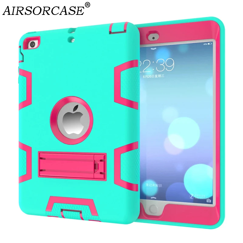 

7.9'' for Apple iPad mini 1 2 3 Tablet Case for iPad mini 3 Shockproof Protective Cover Hard PC Silicone Hybrid Kickstand Cover