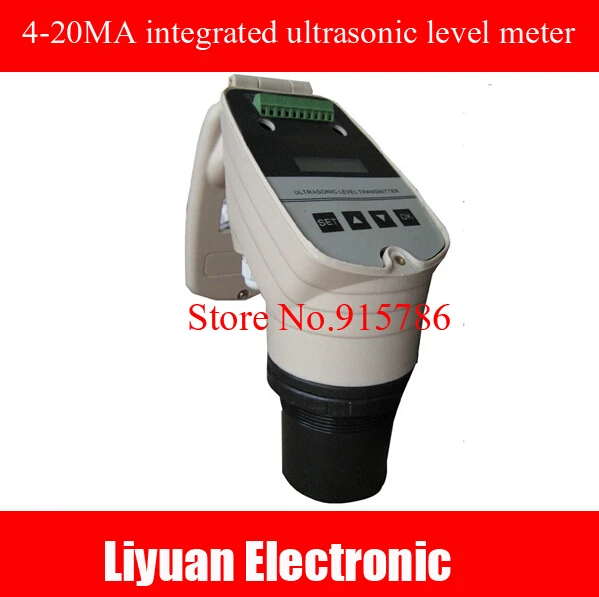 4 20MA integrated ultrasonic level meter / ultrasonic level meter / 0