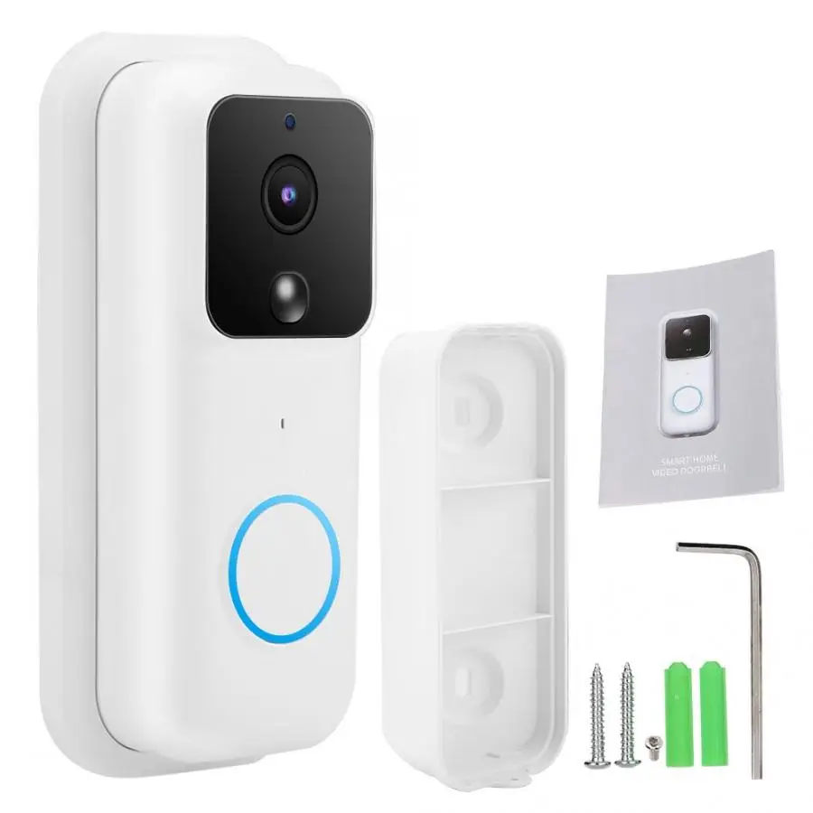 

Smart WiFi Doorbell B60 1080P Wireless HD Video Infrared Night View Vision Intercom Doorbell