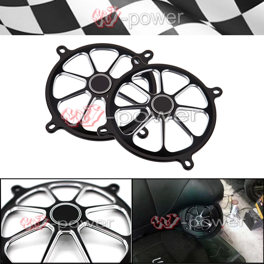

For Harley Davidson Touring Glide Trike Audio Fairing Mount Speaker Grill Cover