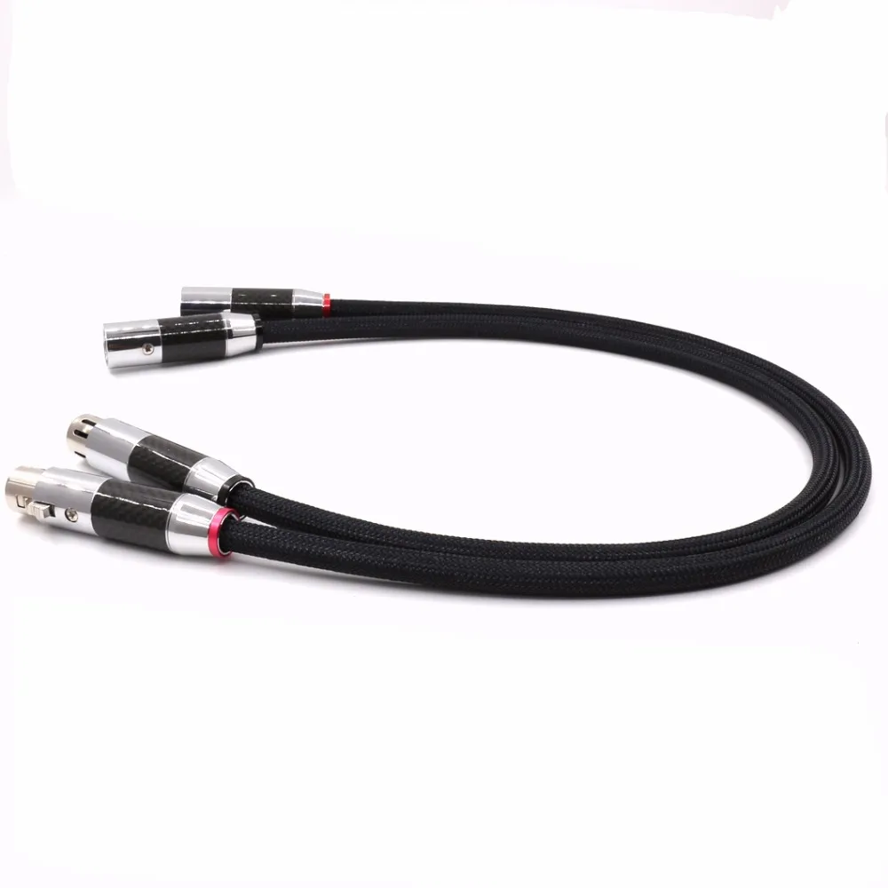 SQ 88B G5 кабель 5N Чистый медный Посеребренный разъем XLR из углеродного волокна Hifi