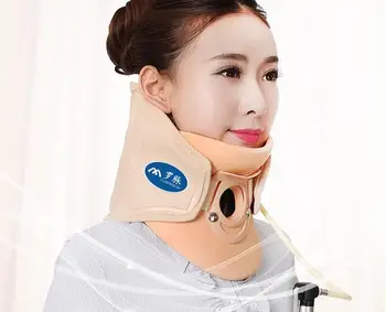 

Medical cervical traction brace inflatable neck support fixing stretched neck veins Toro Genuine home cervical neck protector