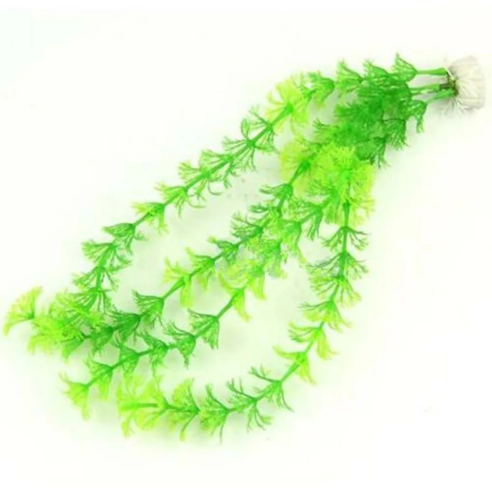 

1pcs Artificial Green Grass Flower Fish Tank Aquatic Simulation Water Plant