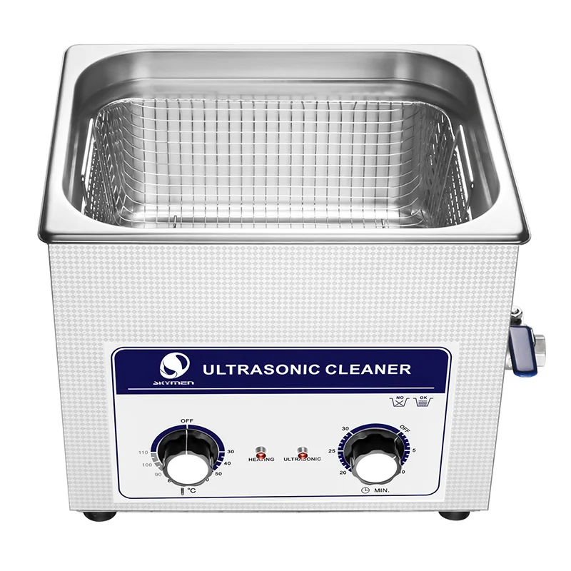 

Overseas Shipping Skymen 10L Ultrasonic Cleaner Knob Control Ultrasound Bath Metal Parts industrial Device Cleaning Machine