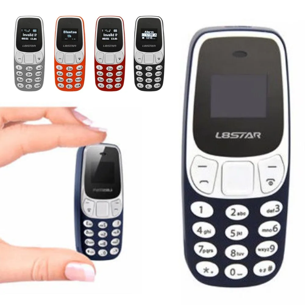 

Bluetooth headset L8star BM10 mobile phone shape mini SIM card earphone wireless hands-free call answering phone mini phone