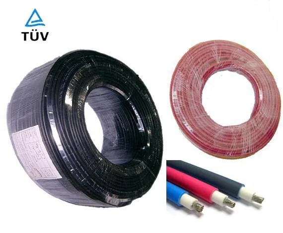 Кабель солнечной энергии высокого качества 6 мм (10AWG) 10 м/рулон электрическая