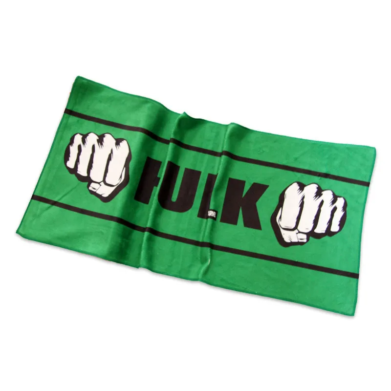 С героями комиксов Марвел, спортивное полотенце полотенца для лица, быстрая сушка на открытом воздухе тренажерный зал Бег спортивное полотенце для плавания «Железный человек», «Человек-паук»; взрослые - Цвет: Hulk