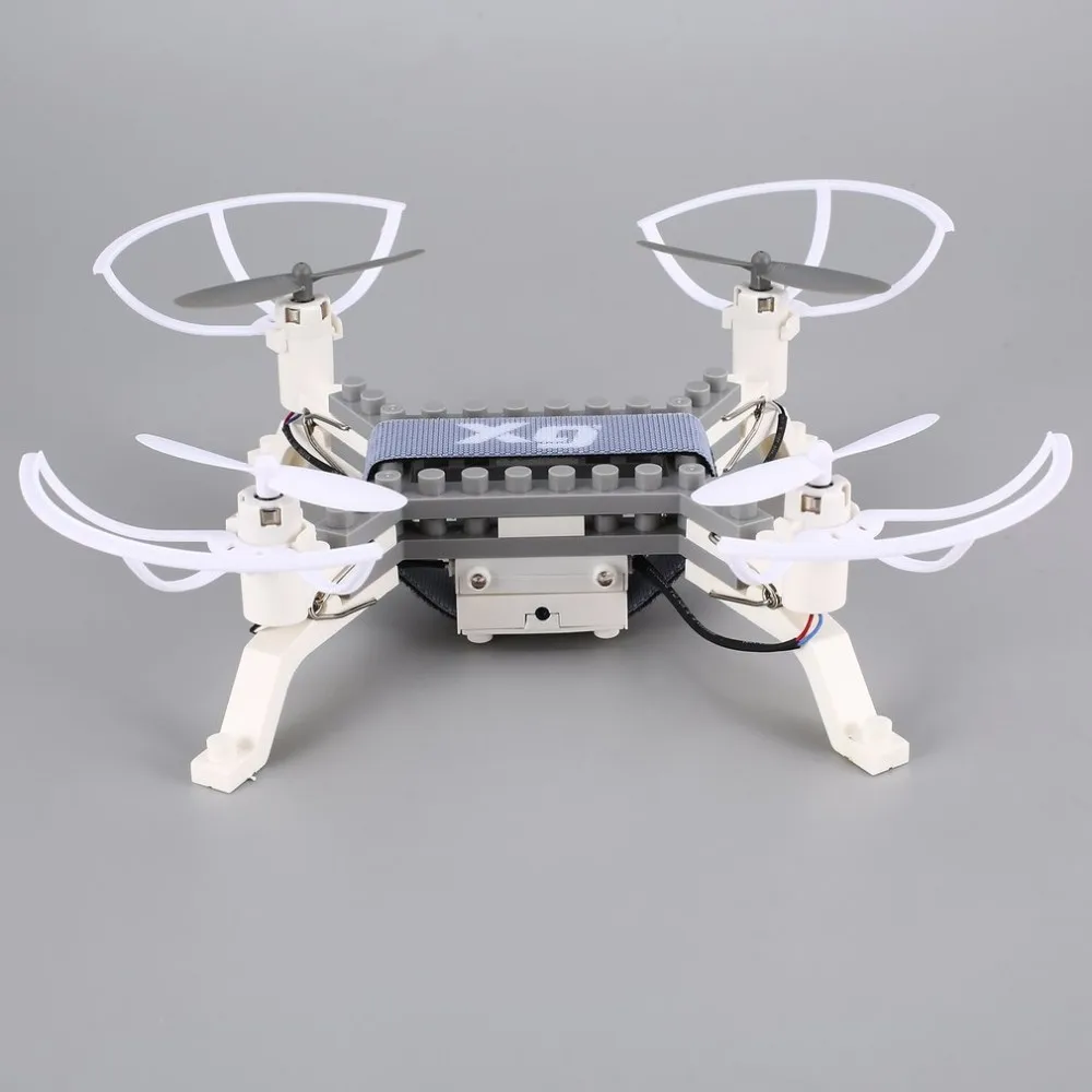 

XG171 Smart RC 2.4G RC Building Block 3D Bricks FPV Quadcopter Drone Aircraft with Camera Altitude Hold Headless Mode 3D Flips