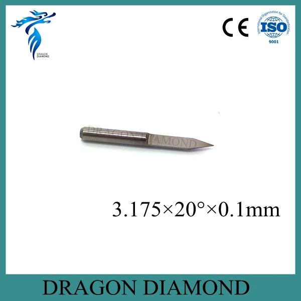 

10 pcs 3.175mm 20 Angle 0.1mm Flat Bottom Cutting Tool Bits V Shape Carbide Engraving Tools Milling Cutters