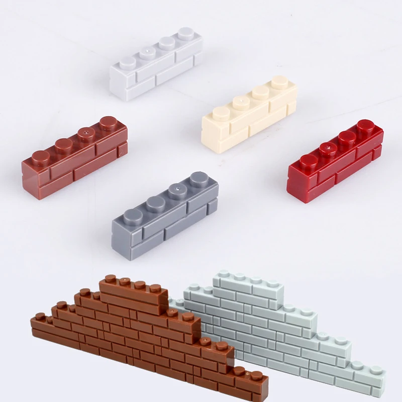 

City Blocks DIY Block Brick 1X2 1x4 Wall Brick MOC Building Blocks Parts Compatible with Legoed Blocks Creative Kids Toys Gifts