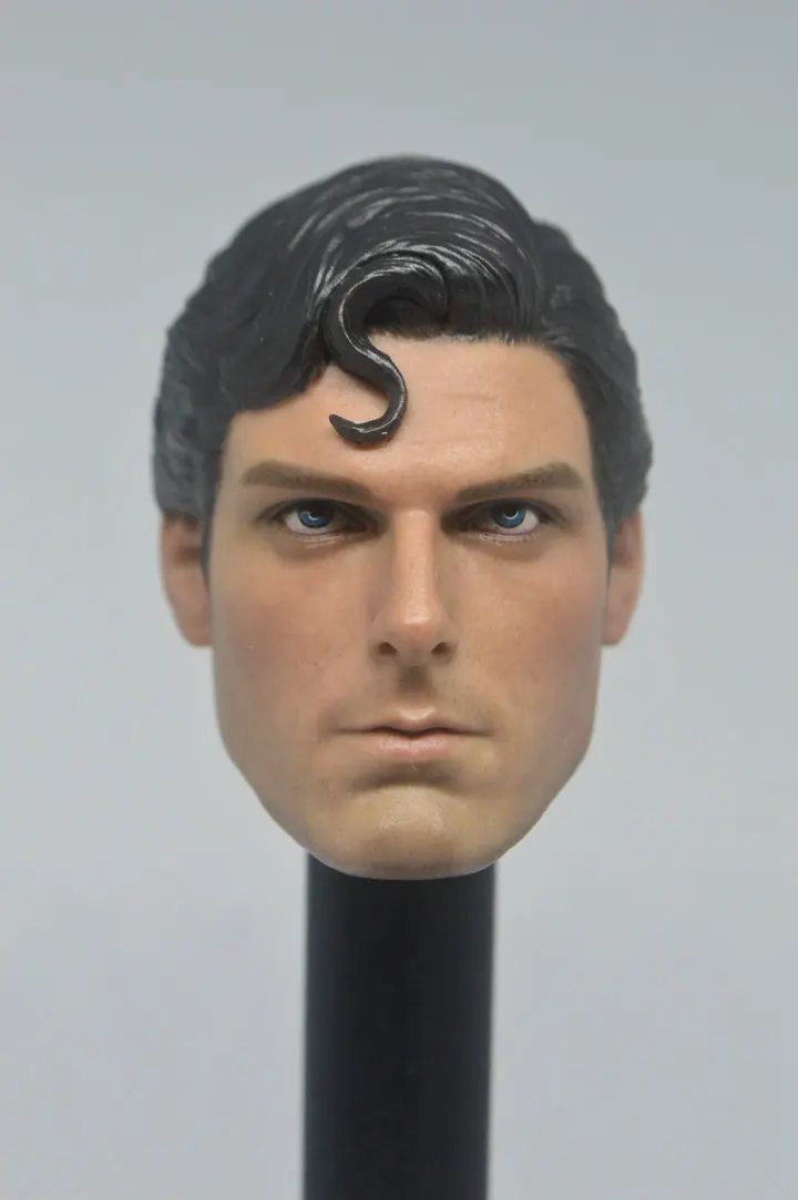 

Custom 1/6 Scale DC Superman Clark Kent Head Sculpt For Hot Toys Body