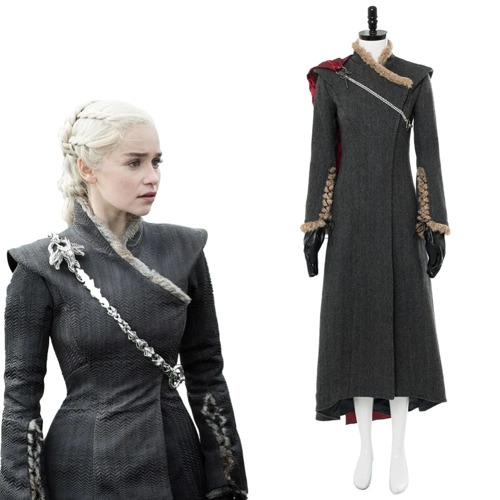 

Daenerys Targaryen Dany Gown Dress Game of Thrones Season 7 Cosplay Mother of Dragon Costume Outfit Halloween Cosplay Costumes