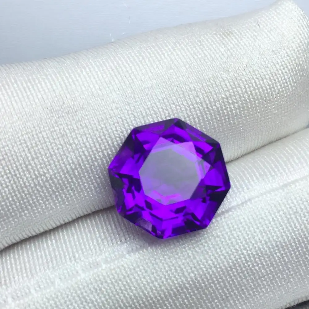 

Amethyst Gemstone Natural 8.45ct Purple Amethyst Octagonal Cut Brazil Origin Loose Gemstones Loose Stones for Jewelry Making