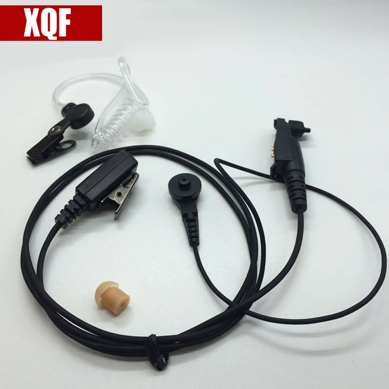 XQF Скрытая Акустическая трубка Гарнитура для Motorola GP328plus GP338plus GP344 GP388