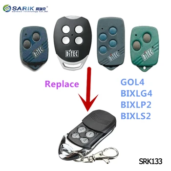 

DITEC 433mhz gate control garage remote DITEC GOL4 / BIXLG4 / BIXLP2 / BIXLS2 remote control transmitter rolling code 433.92mhz