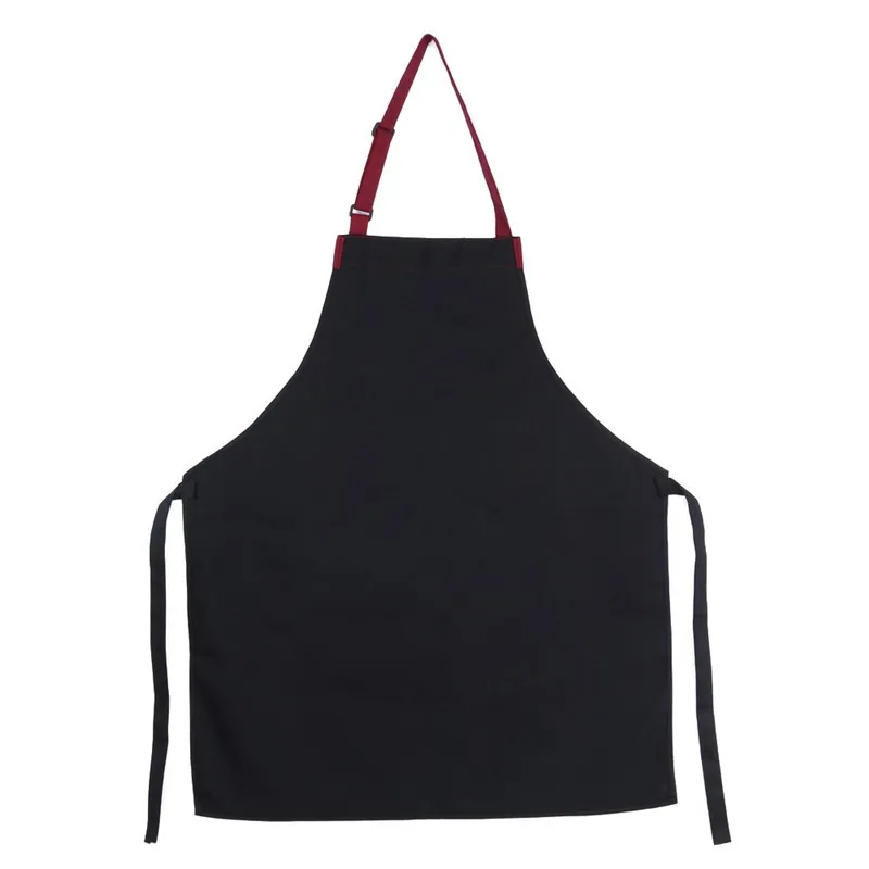 Unisex Halterneck Cooking Baking Aprons Catering Home House Kitchen Apron Aprons with 2 Pockets Kitchen Accessories 17