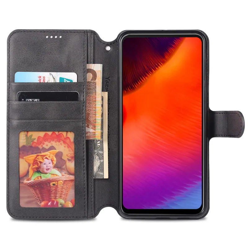 Case For Samsung Galaxy A60 Soft Silicone Back Cover Luxury Flip PU Leather For Samsung Galaxy A60 Stand Cases Card Holder