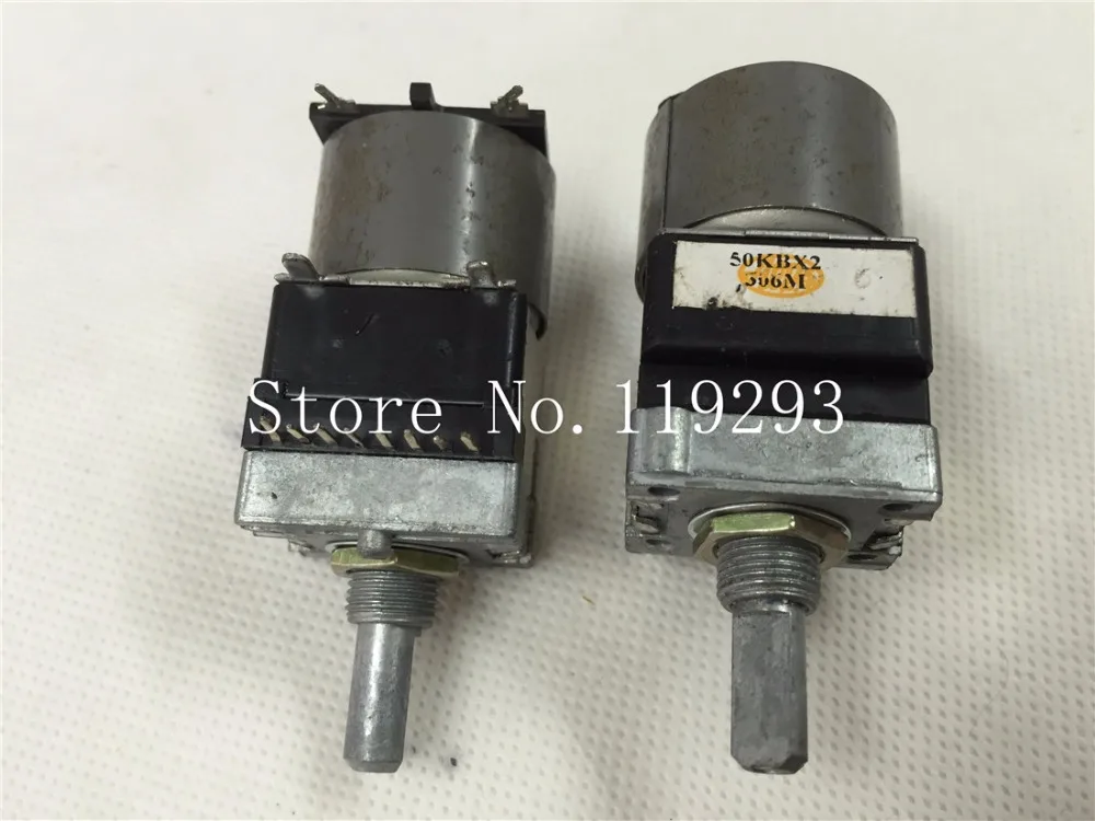 [SA]ALPS motor potentiometer B50K * 2 (15mm axis ) 5pcs/lotin Potentiometers from Electronic
