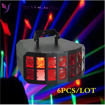 

4PCS/LOT Infinite Rotation Effect 30W RGBW 4In1 LED Double Layer Light