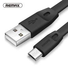 REMAX 2M flat TPE Micro USB Cable data Sync Charger Cables 2.1A fast Charging for Samsung/xiaomi redmi Android Mobile Phone cord