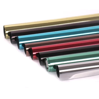 

HOHOFILM 0.5x5m 8Colors Mirrored Window Film One Way Mirror Glass Sticker Window Tint Reflective Sticker 20''x196.8''