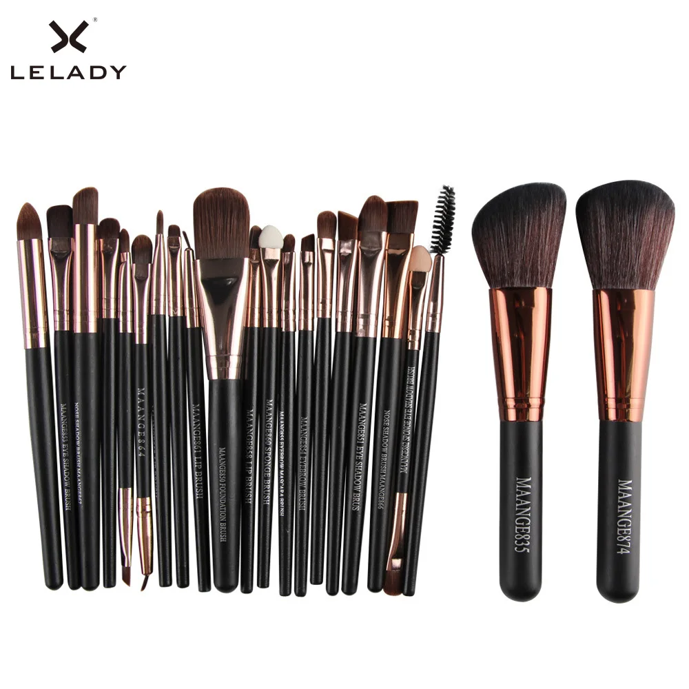 

22Pcs High quality Makeup Brushes Set Cosmetic Foundation Powder Blush Eye Shadow Lip Blend Make Up Brush Pinceaux Maquillage