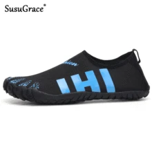SusuGrace/Мужская акваобувь; летняя водонепроницаемая обувь; дышащие пляжные тапочки; коллекция года; женская обувь для плавания; носки для дайвинга