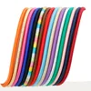 Cordón de joyería de seda rayón suave, cuerda de goma hueca para fabricación de joyas, cuerda de colores múltiples, Material artesanal para ropa, 5x45cm, 1 Uds. ► Foto 1/5