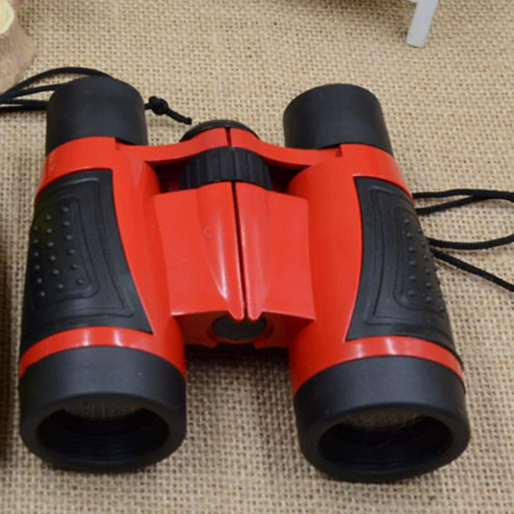 4X المدمجة البلاستيك الفتيان عالية الوضوح في الهواء الطلق الأطفال مناظير ألعاب الفتيات ABS مزدوجة أنبوب لعب الاطفال تلسكوب