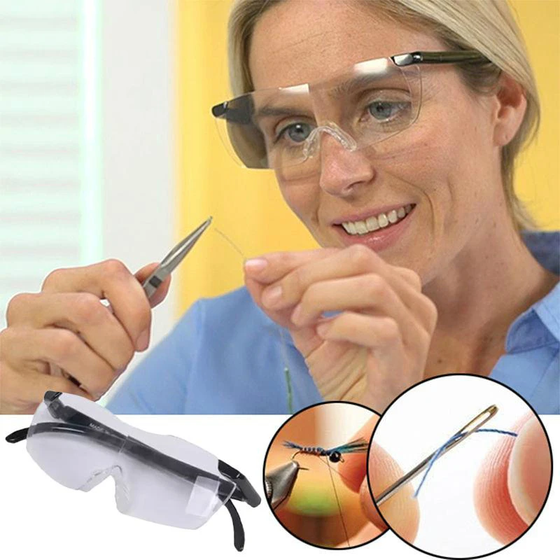 

250 Degree Vision Glasses Magnifier Magnifying Eyewear Reading Glasses Portable Gift For Parents Presbyopic Magnification